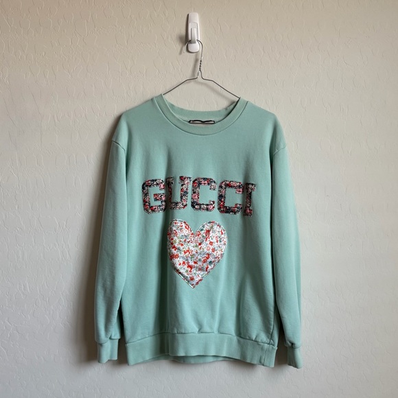 Gucci Sweaters - Gucci x Liberty London Graphic Print Sweatshirt Sz. S